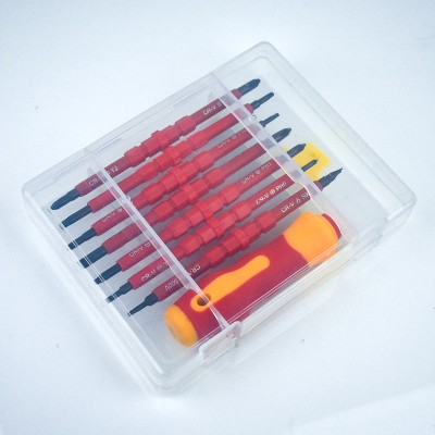 Custom screwdriver set electrician 1000v Insulated Screwdriver VDE Screwdriver